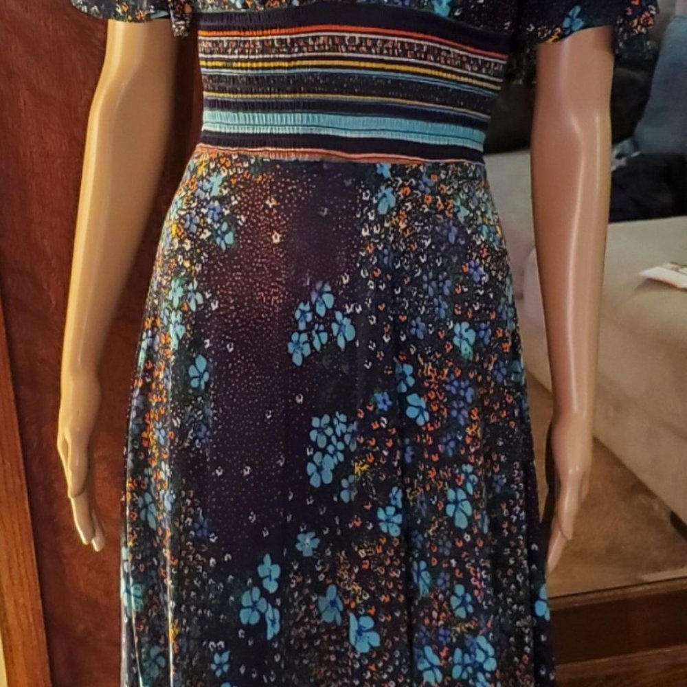 Yves Jennet Vintage 70s Hippie Boho Chic Maxi Dress - Picture 12 of 14